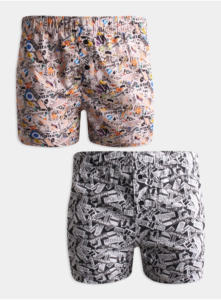Pantaloncillo Boxer Pack X2 Color Surtido, Talla L